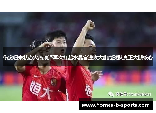 伤愈归来状态火热埃泽再次扛起水晶宫进攻大旗成球队真正大腿核心